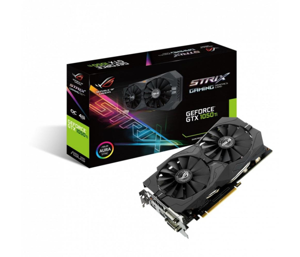 ASUS GeForce GTX 1050 TI O 4GB 128BIT STRIX-GTX1050TI-O4G-GAMING - 1459696 - zdjęcie